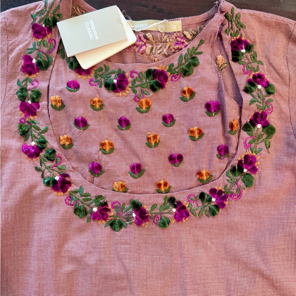 Pakistani Indian Embroidered Floral outfit